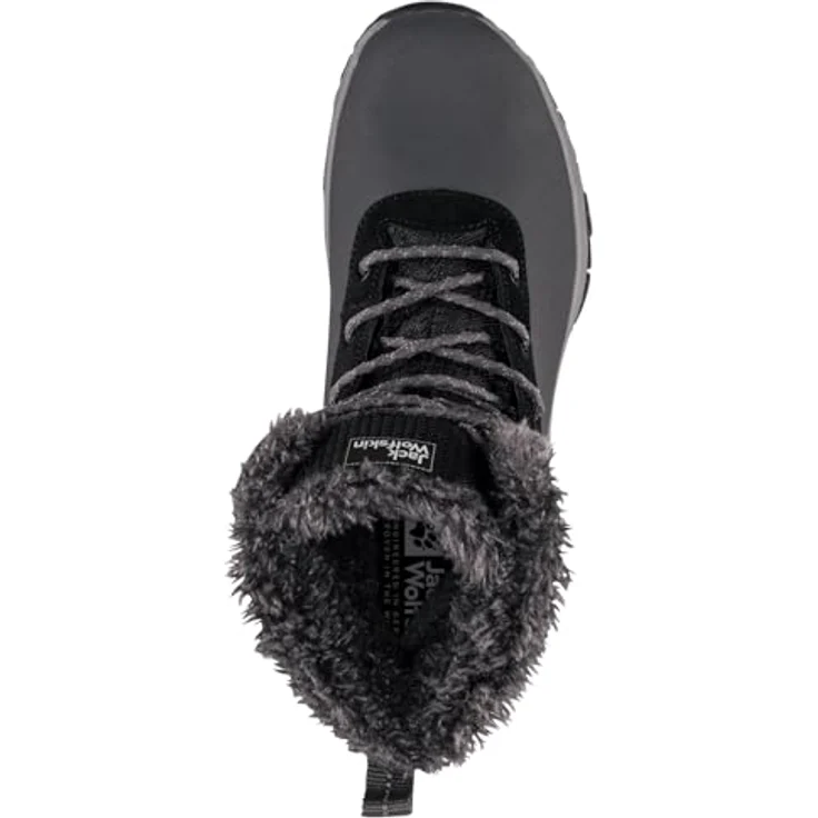 Jack Wolfskin Everquest Snow High Texapore, Winterschuhe mit wasserdichter TEXAPORE-Membran und Hochleistungs-Isolierung bis -30°C, schwarz – Bild 3