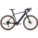 Adore E-Gravelbike 28" Alu GTR-770 Heckmotor 30NM / 10Ah Dunkelblau matt