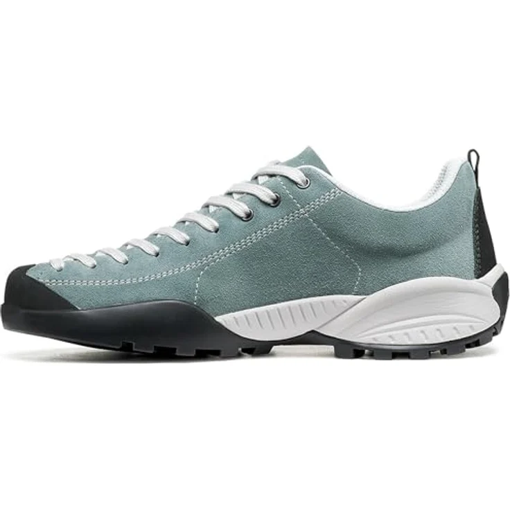 Scarpa Mojito, Wanderschuhe aus wasserabweisendem Wildleder mit Vibram®-Außensohle, Farbe 1131-cloud blue, Größe 38 – Bild 2
