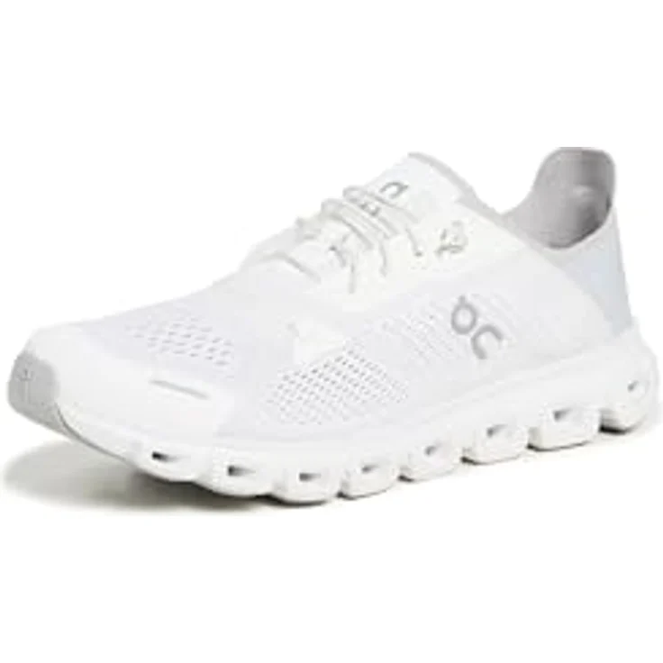 ON Running Cloud 6 Coast, Damen Sneakers mit atmungsaktivem Mesh-Obermaterial, hervorragender Dämpfung, Weiß-Glacier, EU 39 US 8 – Bild 1