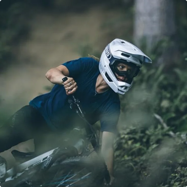 ABUS Downhill Helm HiDrop – MTB Fullface Helm mit ABS-Außenschale für Downhill, Enduro und Bikepark – Schwarz, Größe XL – Bild 6