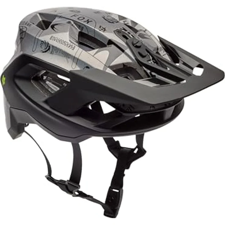 Fox Speedframe Pro Lunar Special Edition, Velohelm mit Mips Air Node System, BOA-Fit-System und variablem Visier – Bild 1