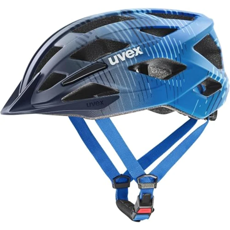 Uvex air Wing 2 cc, leichter Kinderfahrradhelm mit individueller Größenanpassung und optimierter Belüftung, Dusk-Bubble Blue matt, 52-57cm – Bild 1
