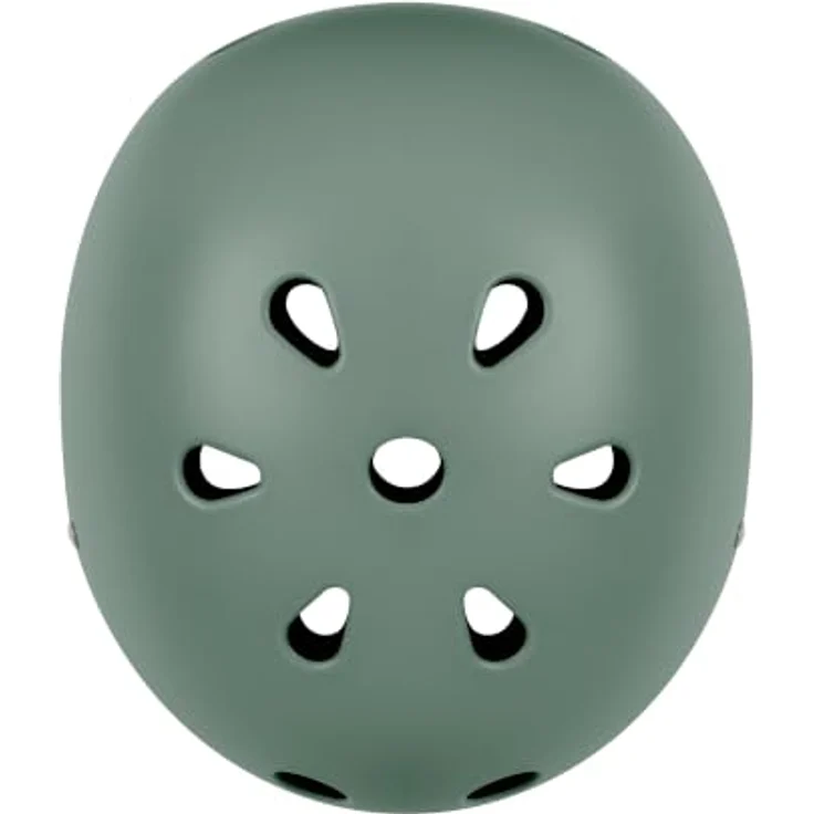 LIONELO Schutzhelm LO-HELMET für Kinder, verstellbar 50-56 cm, Kinnschutz, Green Sage – Bild 5