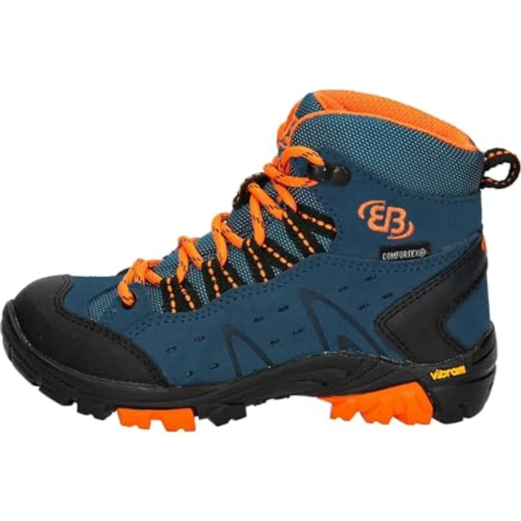 Brütting Mount Bona High Kids, Wanderschuhe für Jungen, Veloursleder, blau, Größe 30 – Bild 2