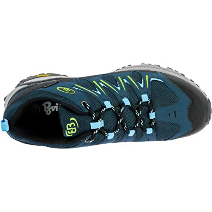 Brütting Herren Wanderschuhe, robuste Outdoorschuhe aus Synthetik, Schnürverschluss, Größe 43, Blau – Bild 5