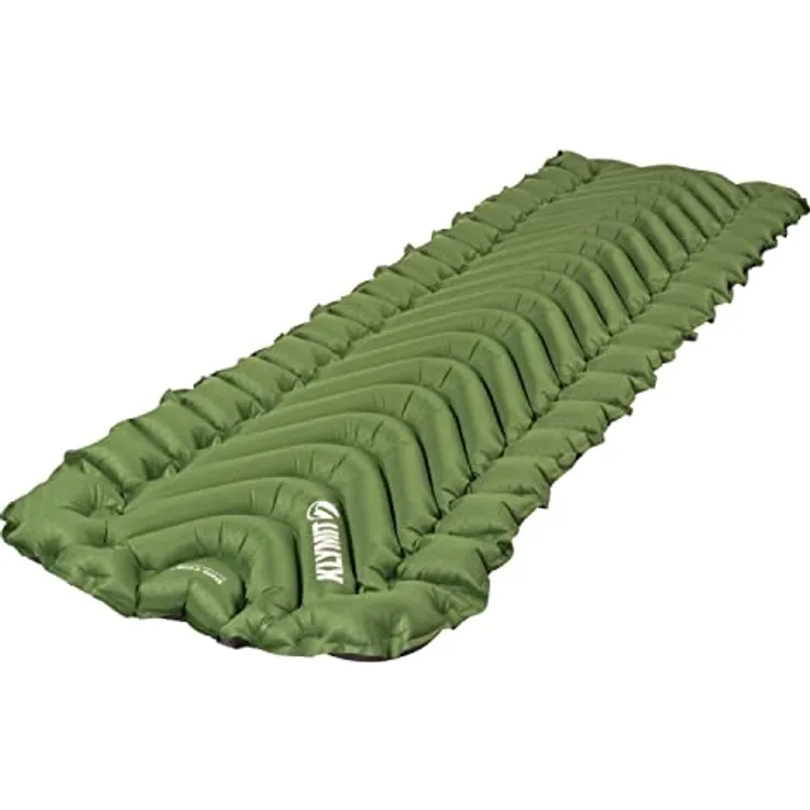 Klymit Static V Long, Isomatte mit Body-Mapping-Kammern, 198 cm, antimikrobielle Beschichtung, 612 g