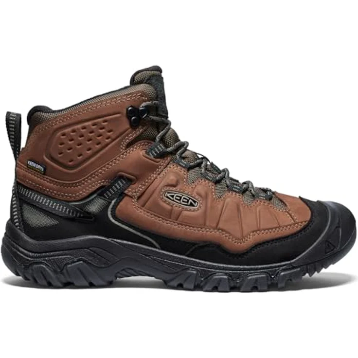 Keen TARGHEE IV MID WP, wasserdichter Wanderschuh für Herren mit knöchelhohem Schaft und profilierten Gummi-Sohlen – Bild 2