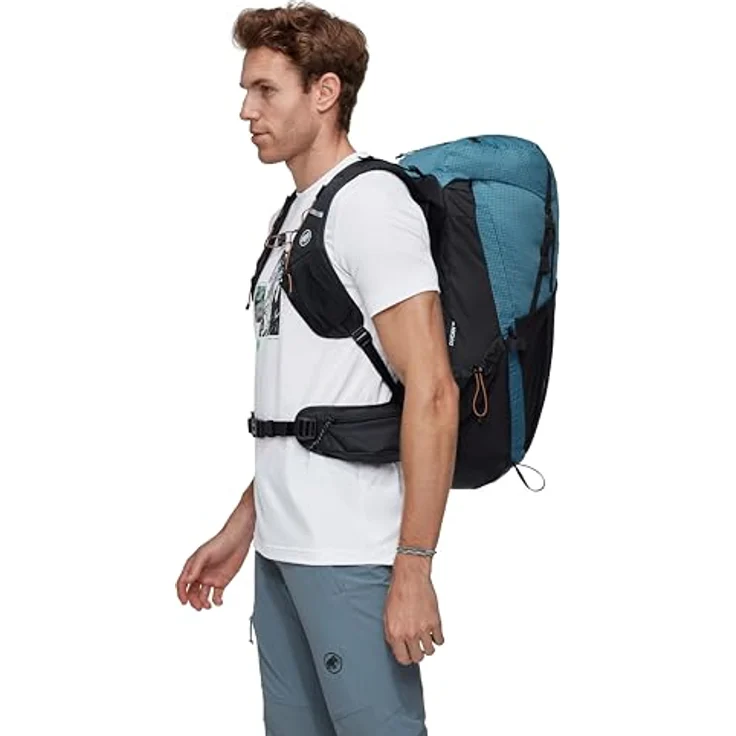 Mammut Ducan 32 Wanderrucksack, 56 cm, sapphire-black, 100% Polyester – Bild 7
