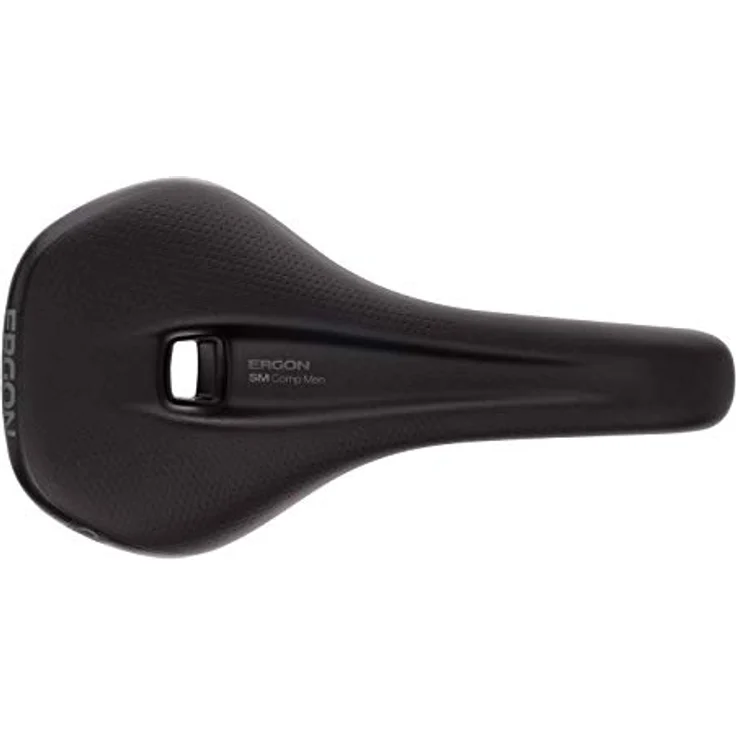 Ergon S/M Velosattel, anatomisch optimiert mit Entlastungskanal und OrthoCell-Inlays für MTB-Touren, Microfiber Oberfläche, Aluminiumgestell – Bild 2