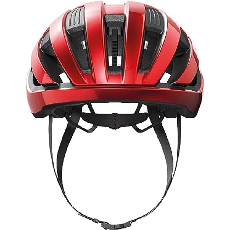 ABUS Rennradhelm WingBack, leichter Roadhelm mit optimaler Belüftung und Zoom Ace Verstellsystem, rot, Größe S – Bild 2