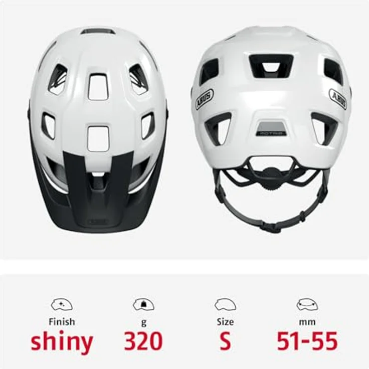Abus MoTrip shiny white 51 - 55 cm – Bild 5
