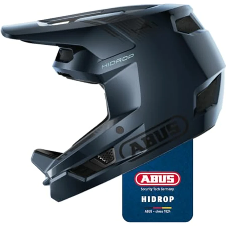 Abus HiDrop, MTB Velohelm (55 - 56 cm) mit schlagfester ABS-Außenschale und guter Belüftung – Bild 1