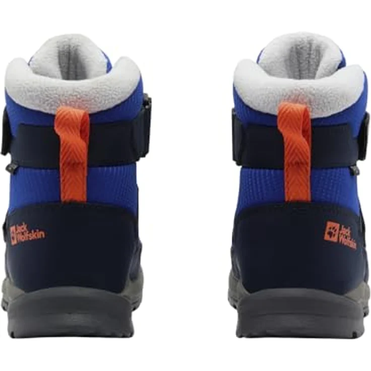 Jack Wolfskin Winterschuhe Polar Bear-B Texapore Mid VC, wasserdicht und atmungsaktiv für Jungen, blau/navyblau – Bild 4