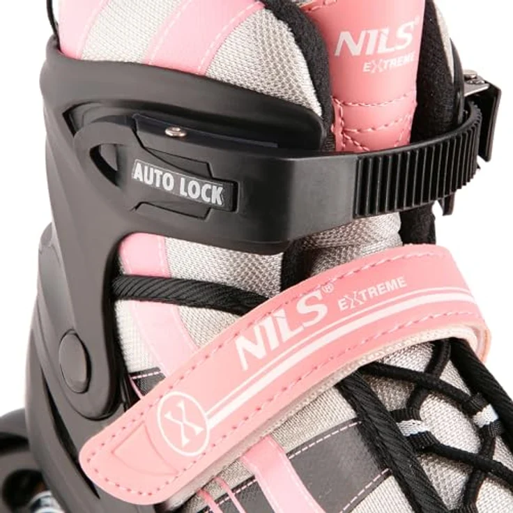 Nils Extreme NH18366, 2-in-1-Rollschuhe mit Hockeykufen, verstellbar in Größe M (35-38) für Kinder, Aluminium-Inliner-Schiene und rostfreie Stahlkufe – Bild 6