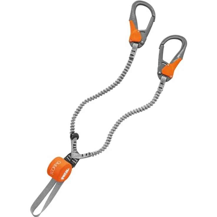 PETZL Klettersteigset Scorpio Eashook, Graues und oranges Set mit innovativem Eashook-System – Bild 2