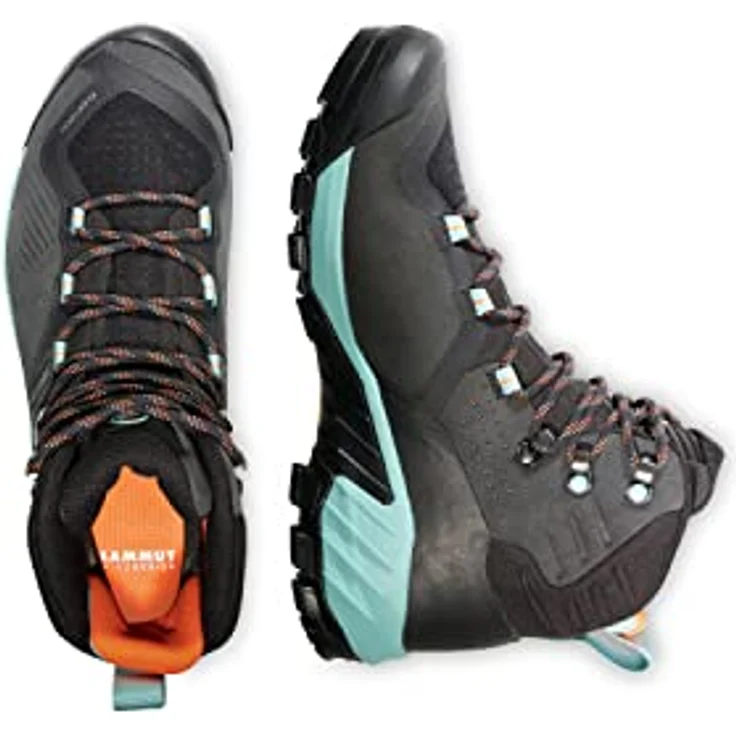 Mammut Sapuen High GTX, Wanderschuhe für Damen mit GORE-TEX, Flextron® Technology, schwarz, Größe 37 1/3 – Bild 2