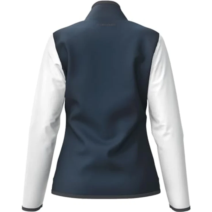 HEAD CLUB 25 Jacket Women, leichte Skijacke aus schnelltrocknender Mikrofaser, navy/white, Größe XL – Bild 2