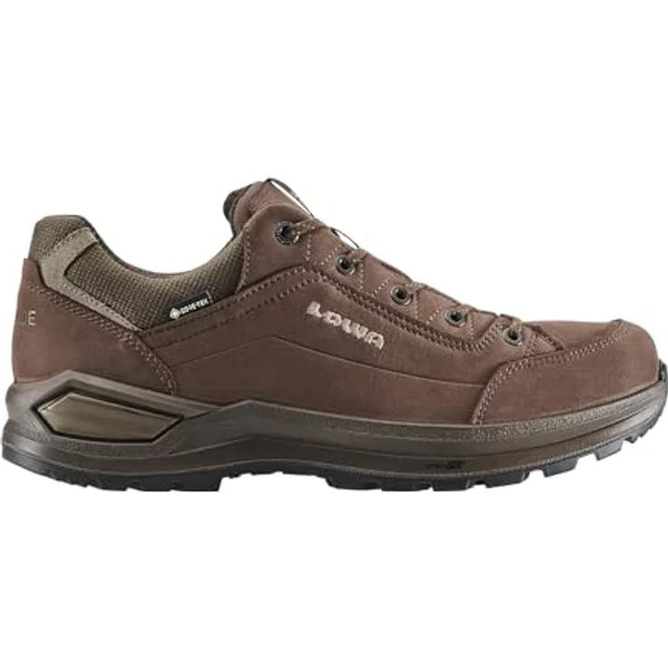 Lowa Renegade EVO GTX LO, Trekkingschuh mit flexibler Passform und Nubukleder, schwarz – Bild 1
