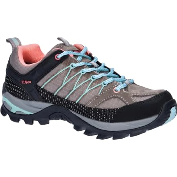CMP Rigel LOW 3Q54456, Damen Trekking Schuhe mit EVA-Gummi Sohle, waterproof, atmungsaktiv, Textil-Leder-Obermaterial – Bild 9
