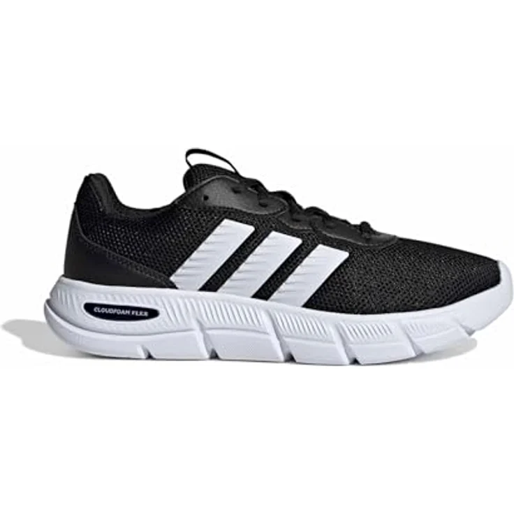 Adidas Cloudfoam Flex Laces, Laufschuhe für Damen mit optimaler Dämpfung und flexiblem Komfort, hellgrau – Bild 2