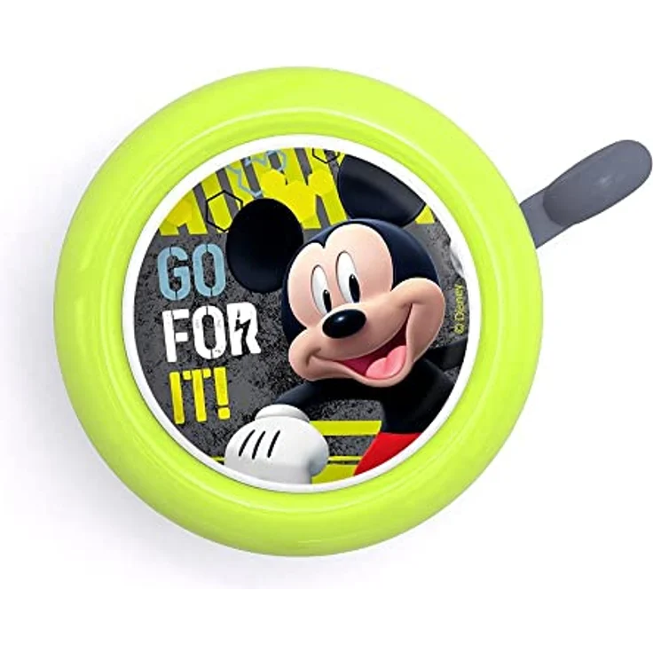 Seven Polska Fahrradklingel für Kinder, Globo mit Frozen, Spiderman, Avengers, Mickey & Minnie Mouse, Durchmesser 5,5 cm – Bild 2