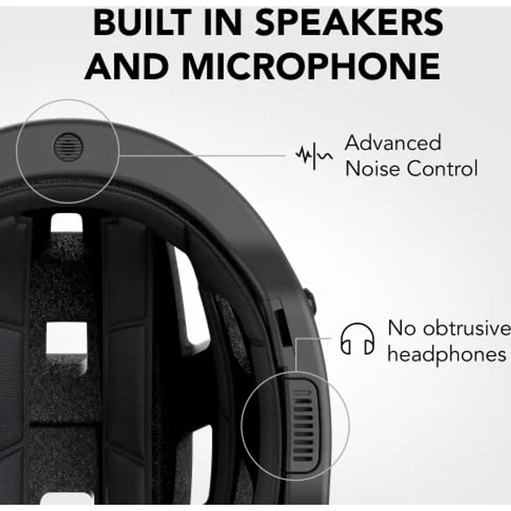 Sena M1 Smart Mtb-helm Schwarz M Schwarz M, Bluetooth Intercom, HD-Qualität, Freisprecherlebnis – Bild 3