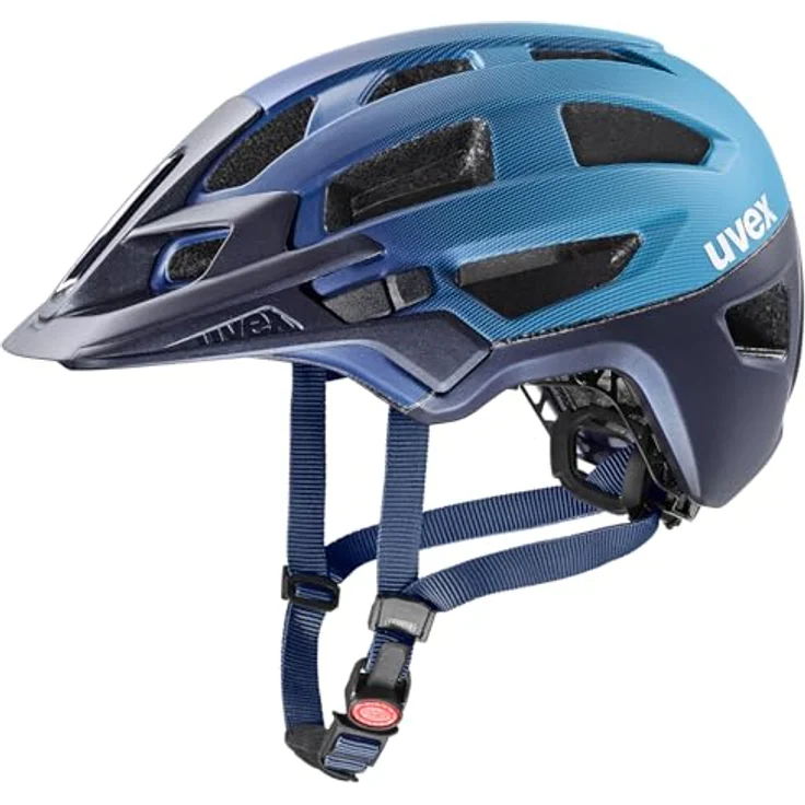 Uvex Finale 2.0, Fahrradhelm in tiefem Weltraum-Azurblau matt, verstellbar 52-57 cm, mit 20 Belüftungsöffnungen und integrierter Sonnenblende – Bild 1