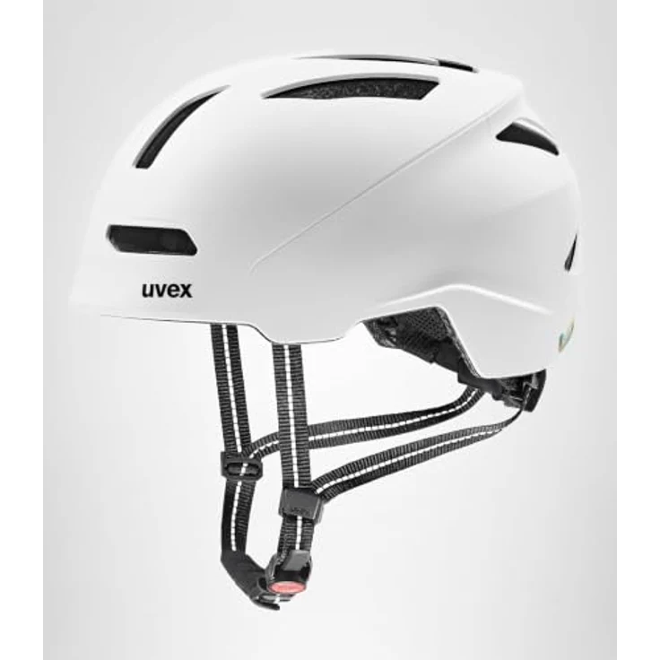 Uvex Urban Planet Helm, City-Helm mit Hardshell Technologie und 3D IAS Größenanpassung, mattweiß, Größe 58-61 cm – Bild 8