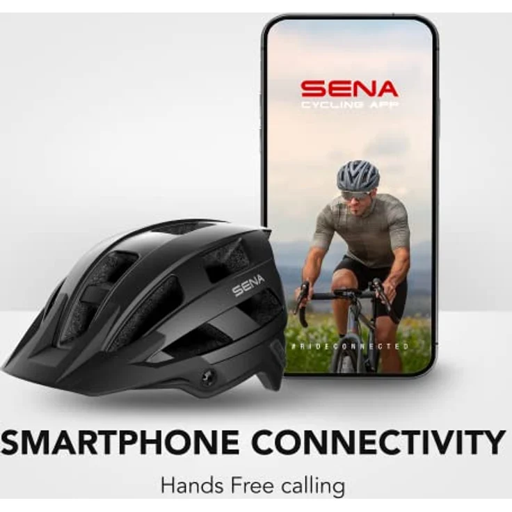 Sena M1 Smart Mtb-helm Schwarz M Schwarz M, Bluetooth Intercom, HD-Qualität, Freisprecherlebnis – Bild 6