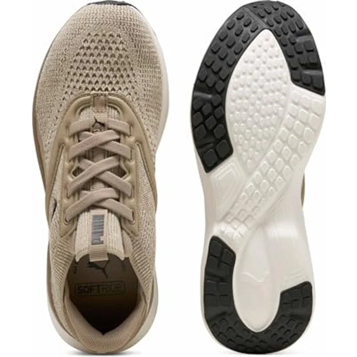 Puma SOFTRIDE Mayve Wn's, Damen Laufschuhe mit SOFTRIDE Foam und SOFTFOAM+, Beige, Größe 40.5 – Bild 4