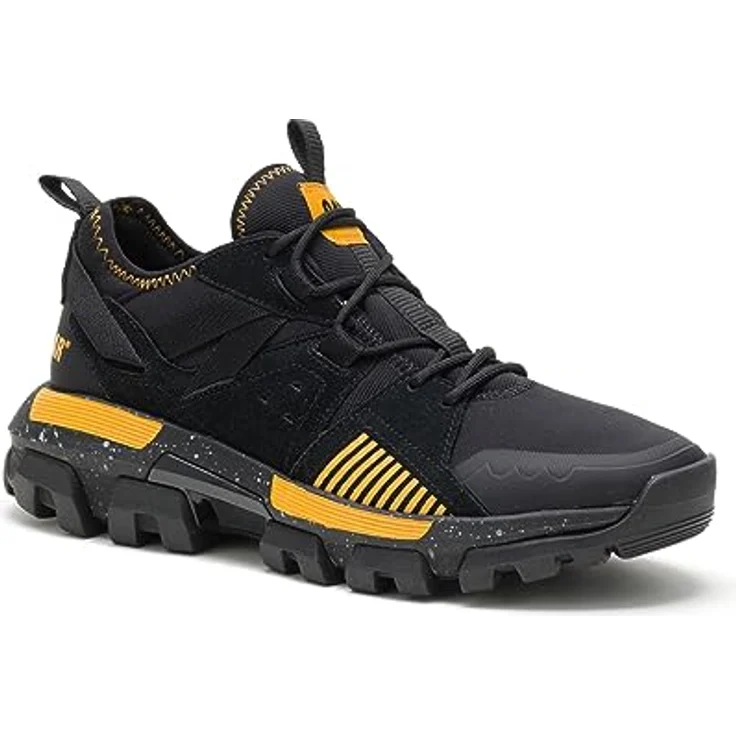 Cat Raider Sport P724513, Herren Laufschuhe aus Wildleder, Größe 43, Schwarz, mit atmungsaktivem Innenfutter und Schnürverschluss – Bild 3