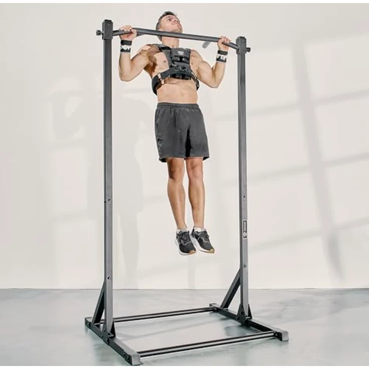 Eric Flag - Gewichtsweste 20kg oder 10kg, Herausnehmbare Metall-Gewichte, Verstellbare Trainingsweste für Crosstraining, Krafttraining, Calisthenics und Gym, Hochwertige Weight Vest Damen & Herren – Bild 4