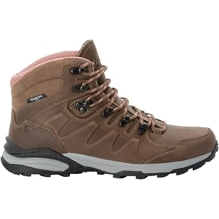 Jack Wolfskin REFUGIO PRIME TEXAPORE MID W, Wasserdichter Trekkingschuh aus geöltem Nubukleder für Damen – Bild 1