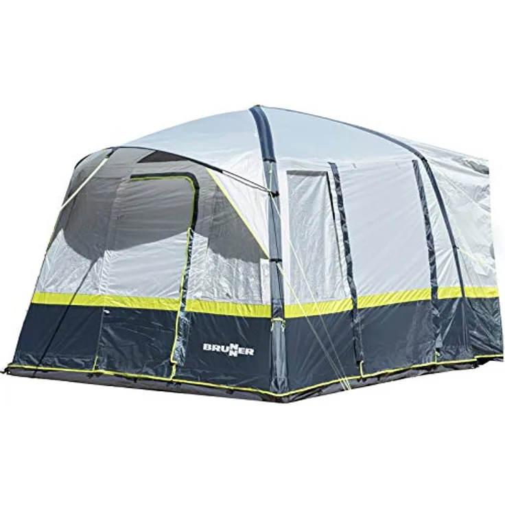 Brunner Trouper 2.0, Vorzelt für 1 Person, 20.50 kg, mit Moskitonetz und Panoramafenstern, freistehende Konstruktion