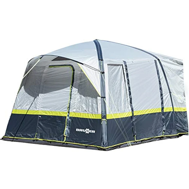 Brunner Trouper 2.0, Vorzelt für 1 Person, 20.50 kg, mit Moskitonetz und Panoramafenstern, freistehende Konstruktion – Bild 1