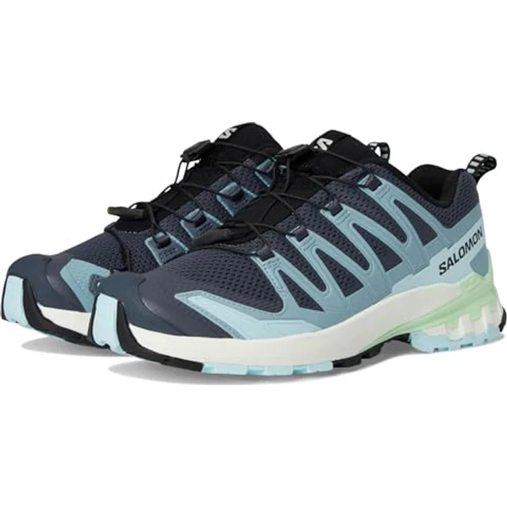 Salomon XA Pro 3D V9 Damen Wanderschuh, Multifunktionsschuh mit EnergyCell™+ Dämpfung, All-Terrain Contagrip® Außensohle, blau, Größe 6.5 – Bild 1
