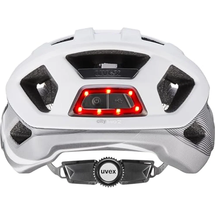 Uvex City I-VO 2 Fahrradhelm, sicherer City-Helm mit guter Belüftung, schwarz – Bild 4