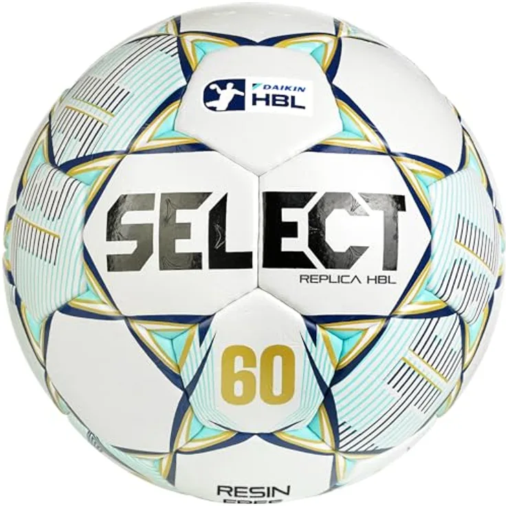 Select Replica HBL V25 Trainingsball grau, Handball in Standardgröße ohne Geschlecht