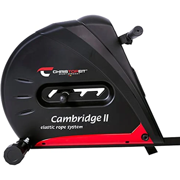 Christopeit Sport Rudergerät Cambridge II Black– Klappbare Ruderzugmaschine mit 4-stufigem Widerstand und LCD-Screen – Bild 4