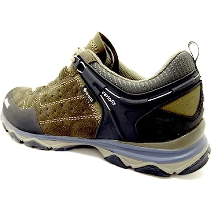 Meindl Ontario GTX, Herren Wanderschuh in Schwarz und Grün, wasserdicht, atmungsaktiv, Größe 12 – Bild 2