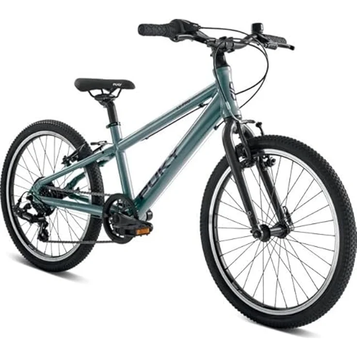 PUKY LS-Pro 20-7, Alu Kinderfahrrad mit Gabelfederung, grau, leicht – Bild 3