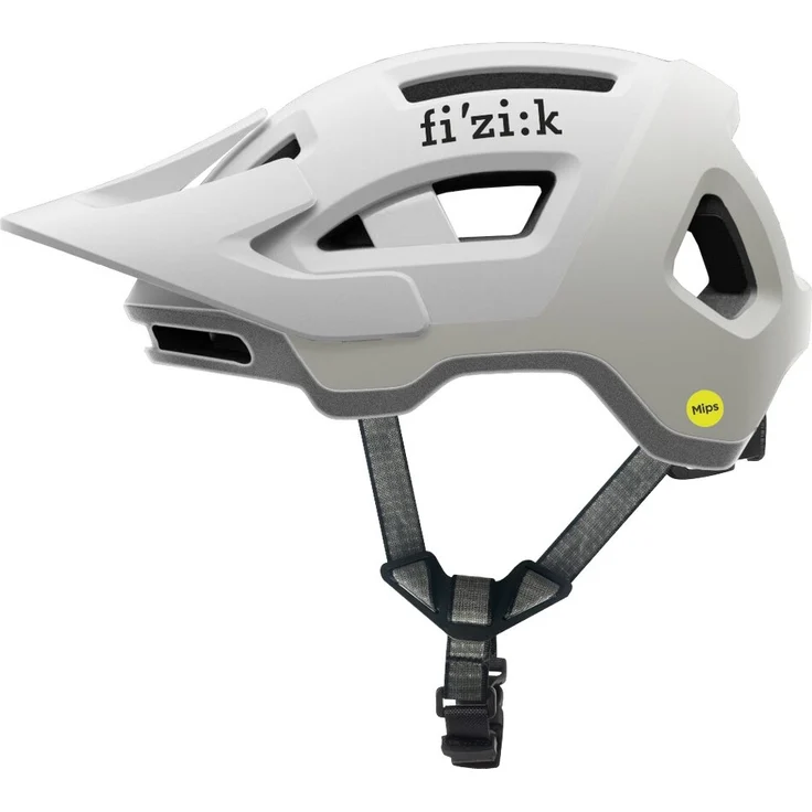 Fizik Kassis Terra MTB-Helm, leichter Helm mit MIPS Air Node, abnehmbarem Rücklicht, weiß, Größe M – Bild 1