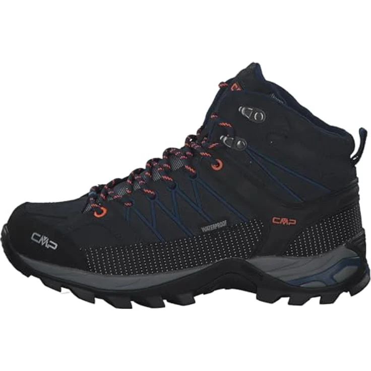 CMP Campagnolo Rigel MID WP, Herren Wanderschuhe, wasserdicht, atmungsaktiv, FullOn GRIP Sohle, Blau, Größe 44 – Bild 2