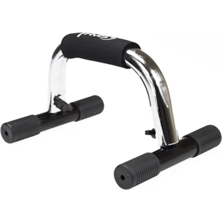 HMS Unisex 17-45-001 5907695579093 Push Up Bars, mehrfarbig, Einheitsgröße - Liegestützgriffe für Fitnessstudio und Zuhause – Bild 3