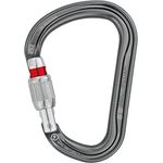 PETZL William M36A SL Karabiner, Aluminium mit Schraubverriegelung, silber, 28 mm, leicht und kantenfrei, Keylock-System, CE EN 362 zertifiziert