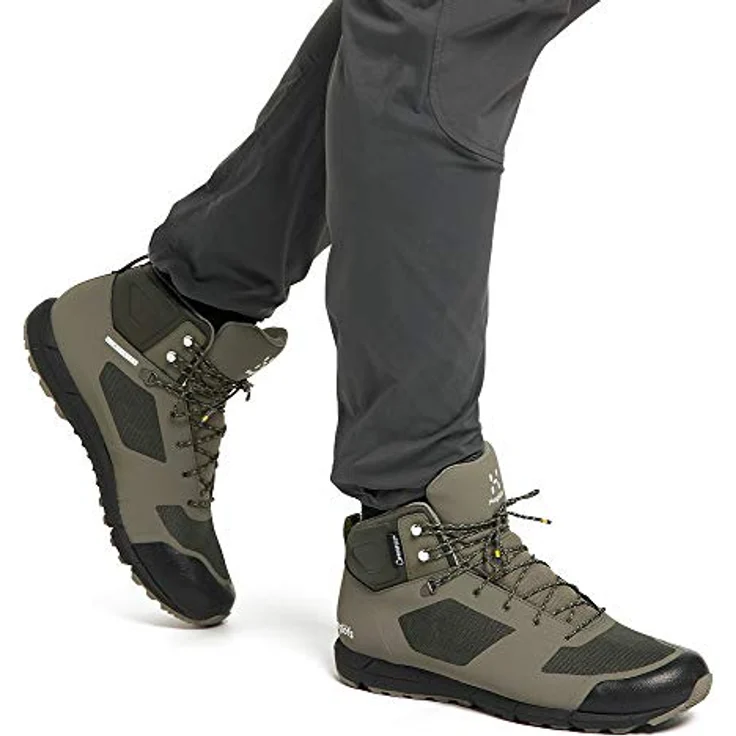 Haglöfs L.I.M Proof Mid Men Wanderschuhe, wasserfest, sage green/deep woods, Größe 9 – Bild 7