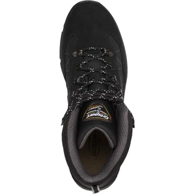 Grisport Scout Mid 01, Unisex Wanderschuhe mit PU Hiking Mono-Aussensohle, wasserabweisend und atmungsaktiv, schwarz, Größe 47 – Bild 5
