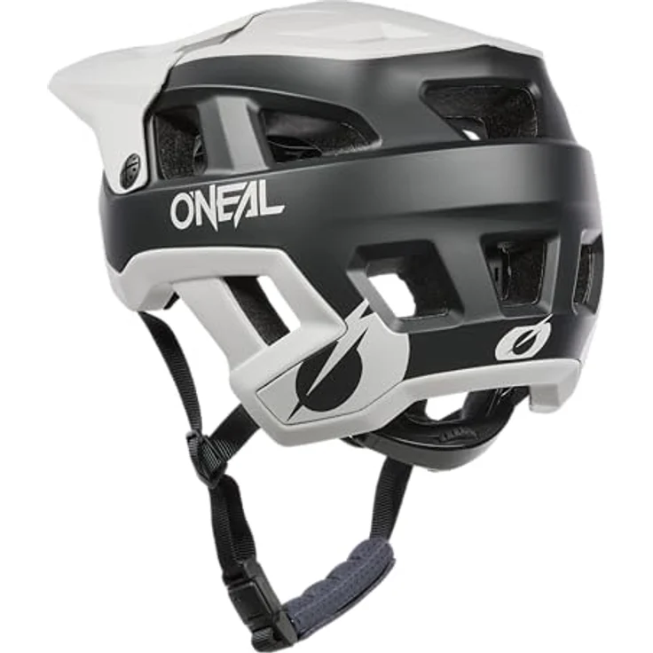 O'Neal Helm DEFENDER SOLID, leichter All Mountain/Enduro Fahrradhelm in grau/schwarz, Größe L/XL (58/62 cm) mit Fidlock Magnetverschluss und optimierter Belüftung – Bild 3