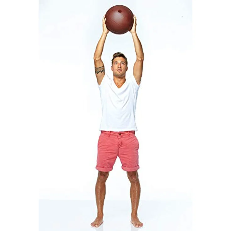 TOGU Medizinball Fitnessball Gewichtsball Rehaball aus Ruton 34 cm, 4 kg, GRÜN – Bild 3